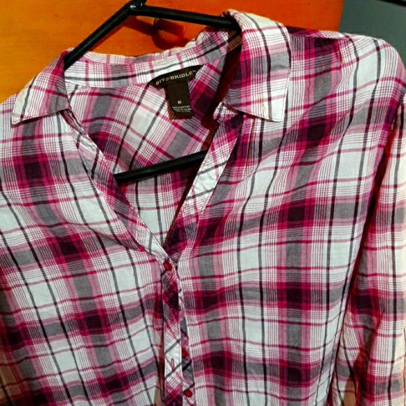 Bit and bridle blouse button down size m - Picture 1 of 3